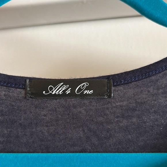 Navy Long Sleeve Top - Picture 2 of 4